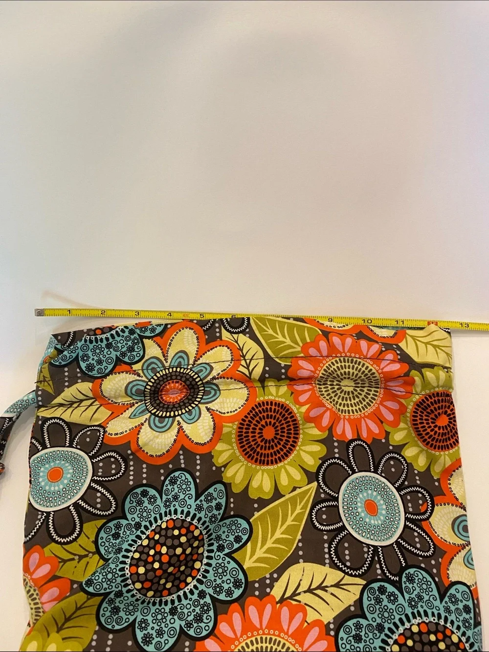 Vera Bradley Flower Shower Drawstring Cosmetic/Toiletry Bag